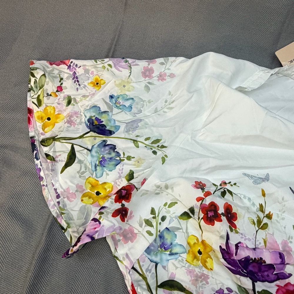 NWT Bloomchic women’s short sleeve floral and butterfly blouse size 22–24 - Picture 10 of 10